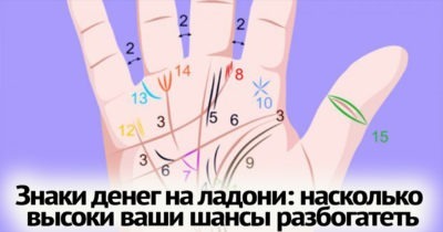 Знаки денег на ладони: насколько высоки ваши шансы разбогатеть